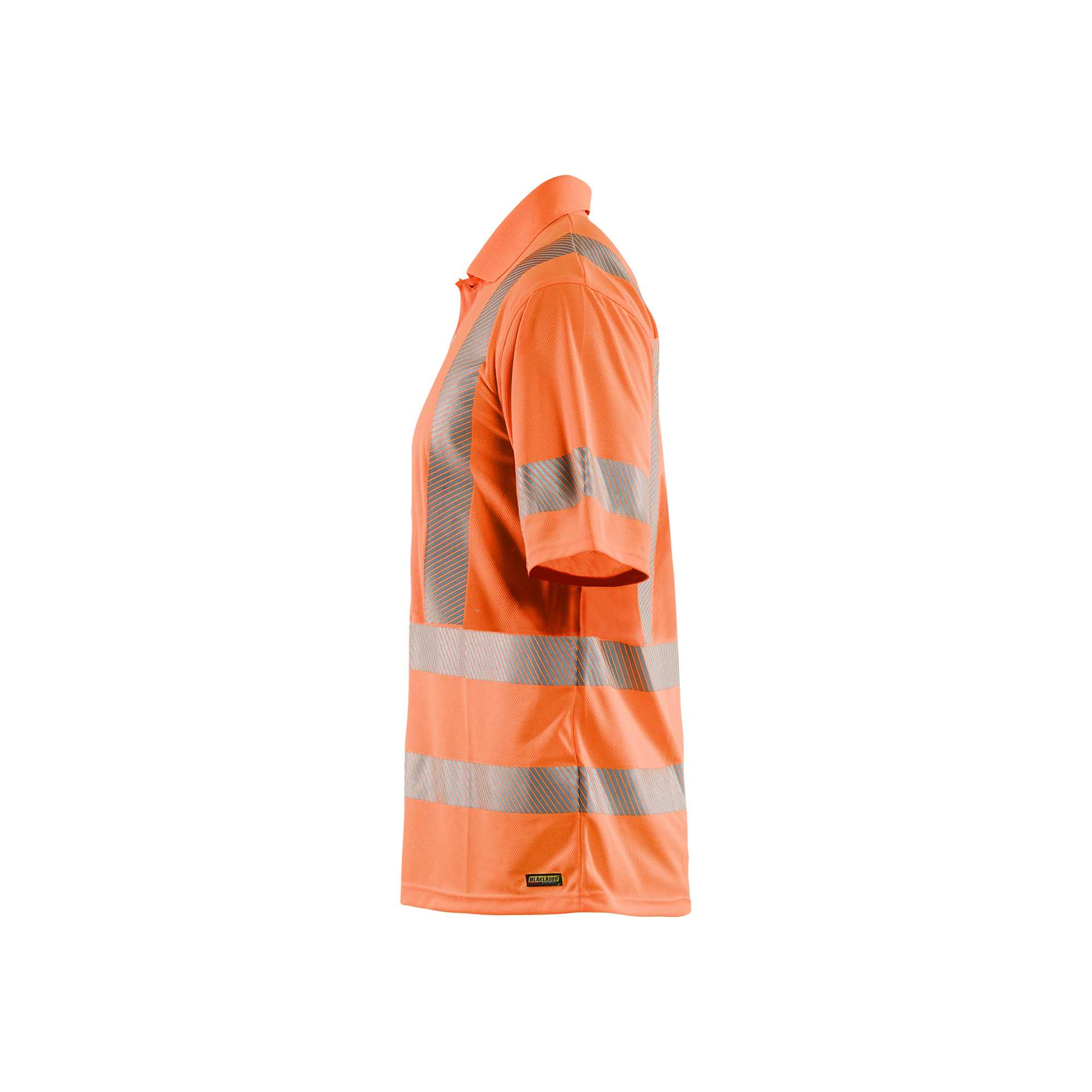 BLAKLADER 34281013 UV PROTECTED HI VIS POLO SHIRT Hi Vis Reflective Short Sleeve Work Polo MEN - 100% Polyester